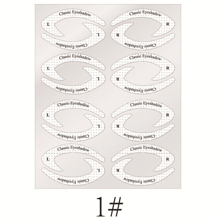 New Eyeshadow/Eyeliner Makeup Template Stickers