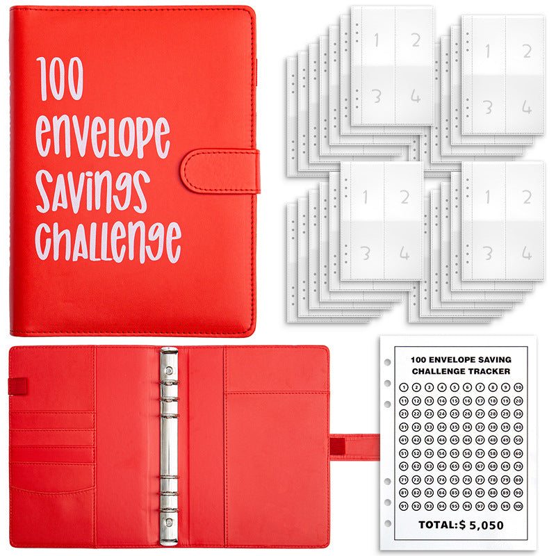 100 Envelope Savings Challenge -- Notebook