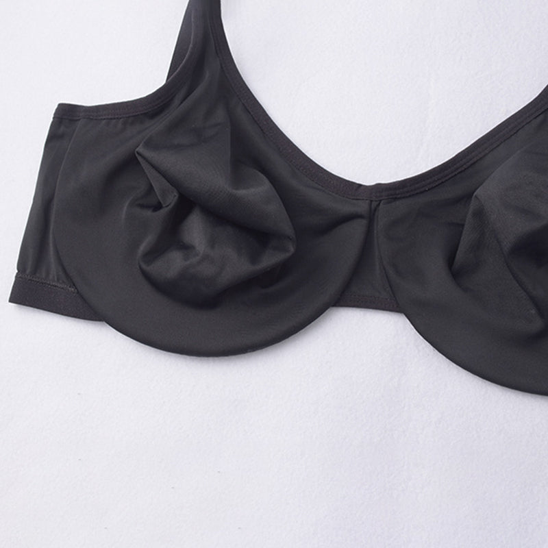 Full Cup Solid Ultra Thin Bra