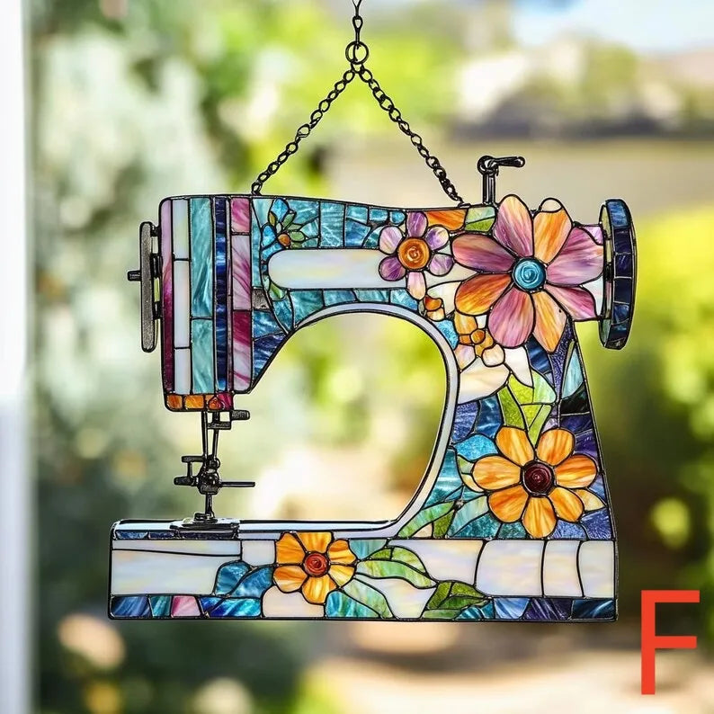 🔥🔥2025 Mother's Day Gift--Cute Sewing Machine Suncatcher Decoration