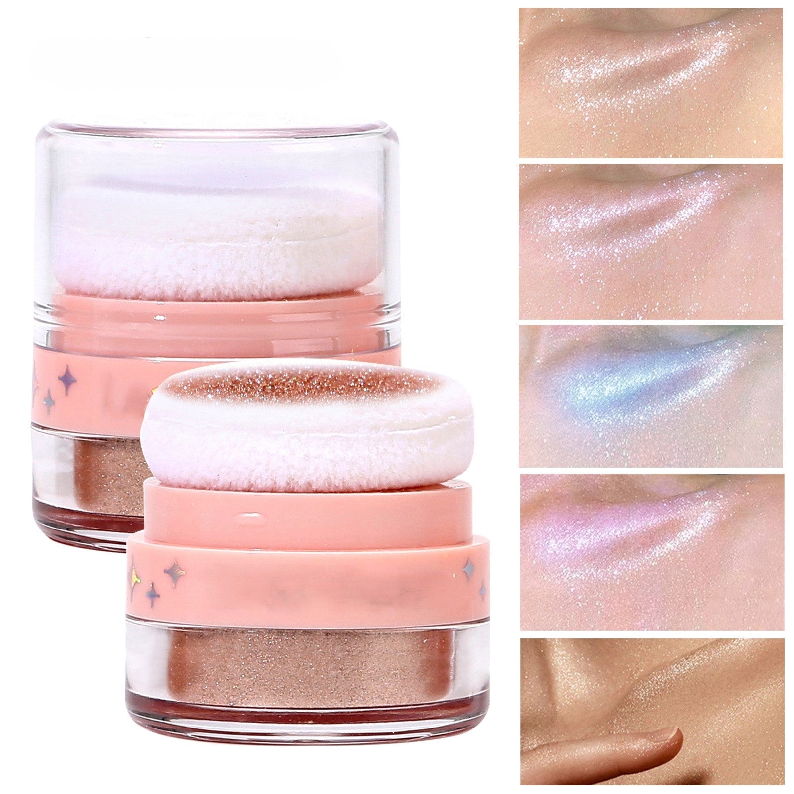 Highlight glitter body powder