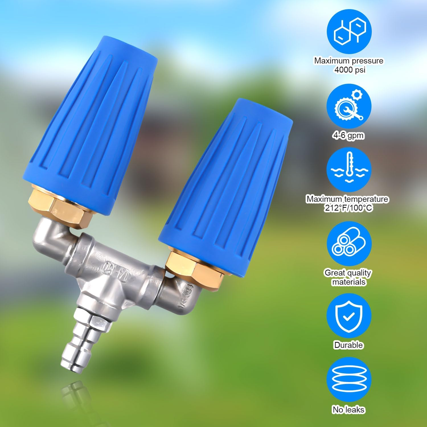 Dual-Turbo Nozzle for High-Pressure Washers