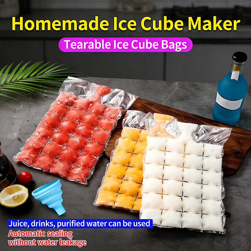 Homemade Ice Cube Maker Tearable Ice Cube Bags