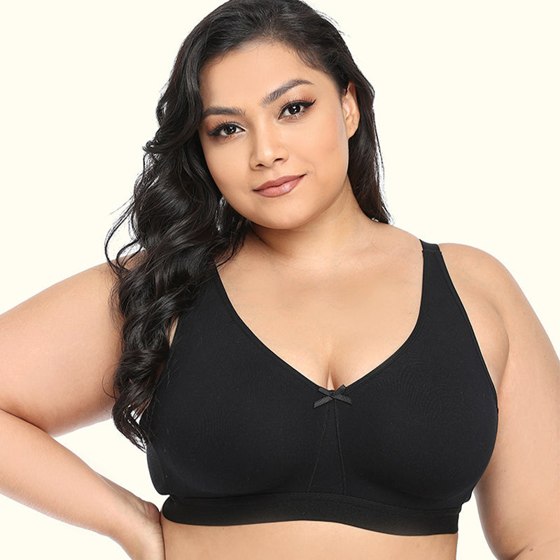 Ultra Thin No Underwire Plus Size Bra