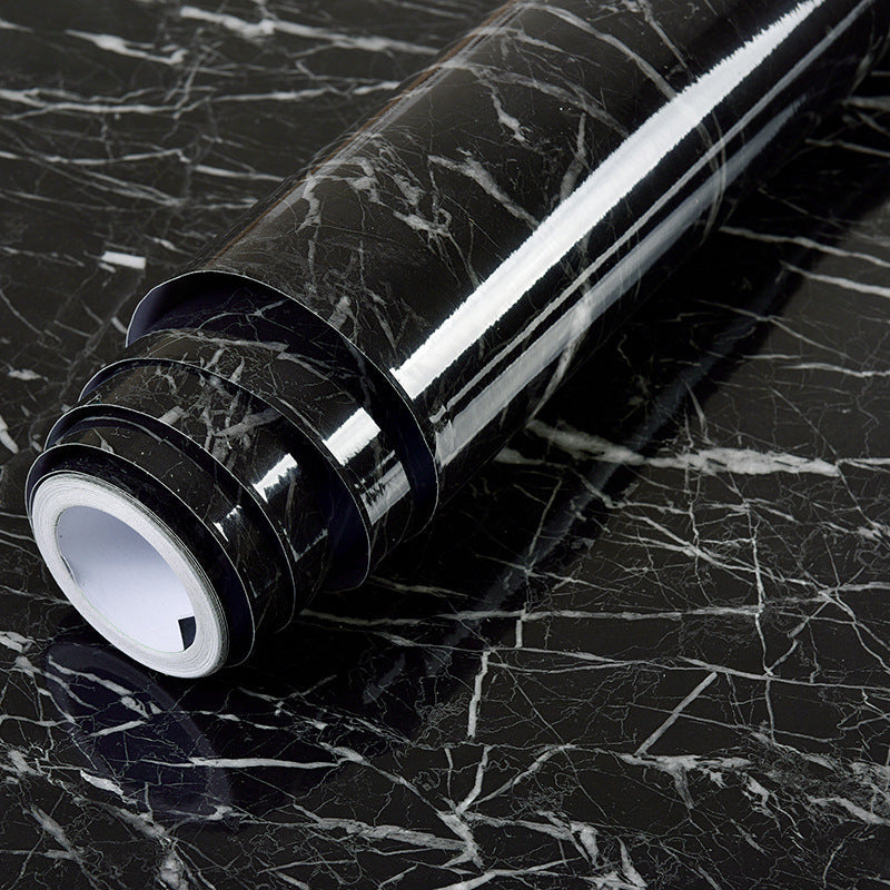 Wallpaper self-adhesive imitation marble waterproof oil-proof stickers