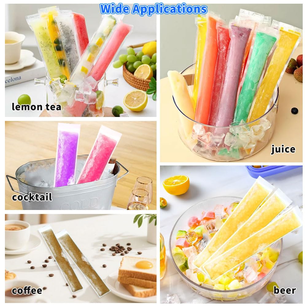 Popsicle Bags — With Seals and Funnel