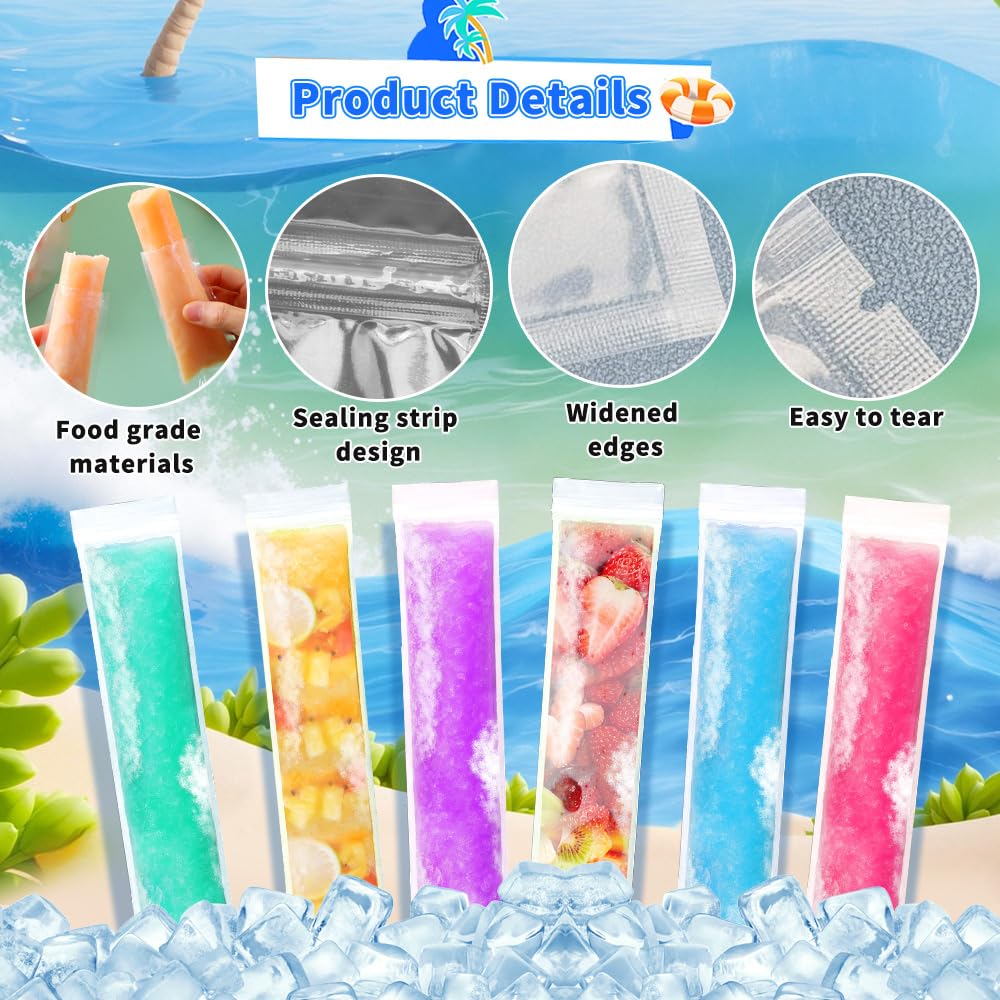 Popsicle Bags — With Seals and Funnel