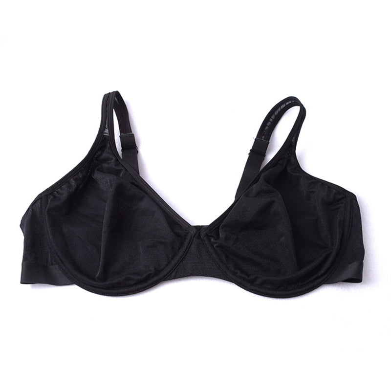 Solid Ultra Thin Plus Size Bra