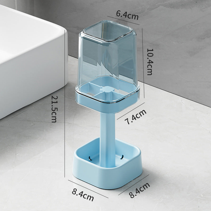 High/Low Mouthwash Cup Toothbrush Holder