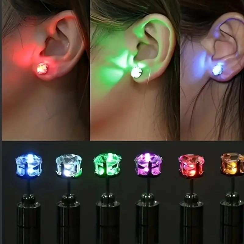 LED luminous earrings party trendy earrings