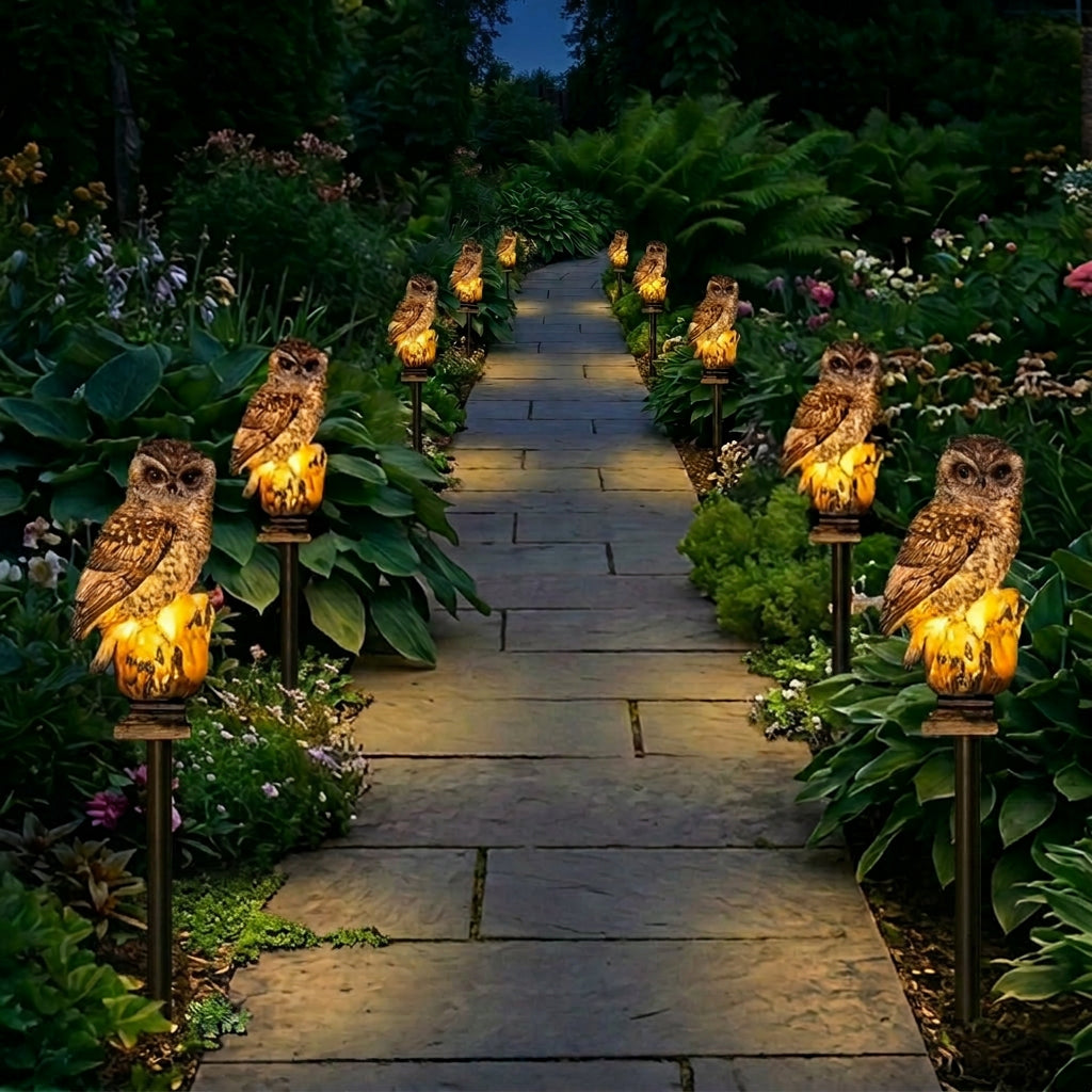 Waterproof Solar Owl Light
