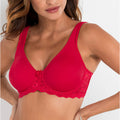 Ultra Thin Wide Strap Solid Bra