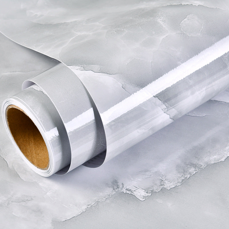 Wallpaper self-adhesive imitation marble waterproof oil-proof stickers