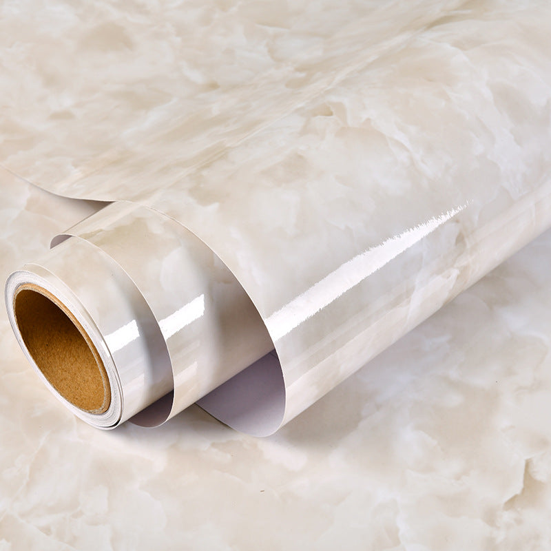 Wallpaper self-adhesive imitation marble waterproof oil-proof stickers