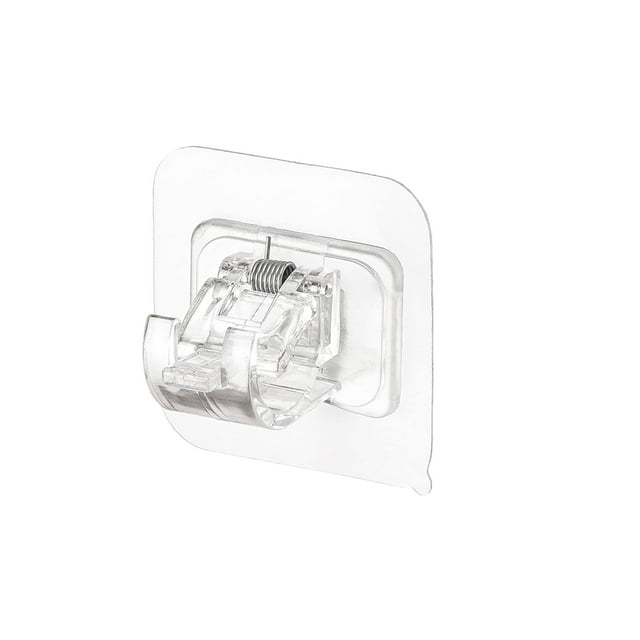 Non-drilled curtain rod brackets