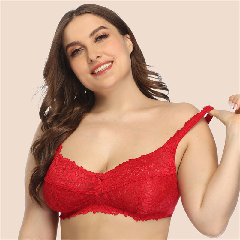 Full Cup Unwired Lace Bra