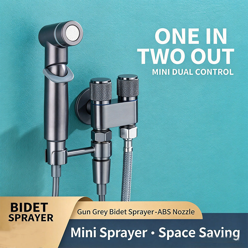 Bathroom Toilet Spray Set with Spring Hose