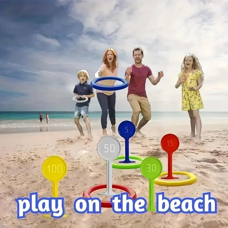 Fun ring toss beach toys