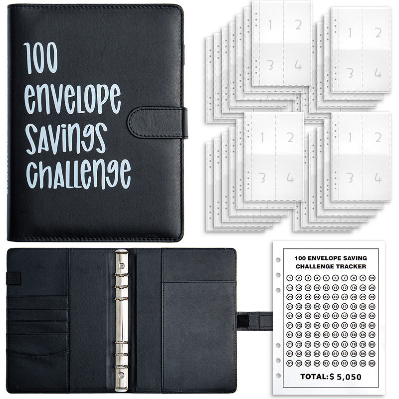 100 Envelope Savings Challenge -- Notebook
