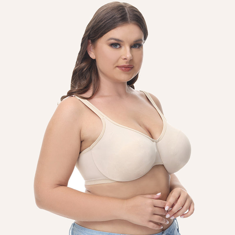 Full Cup Solid Ultra Thin Bra