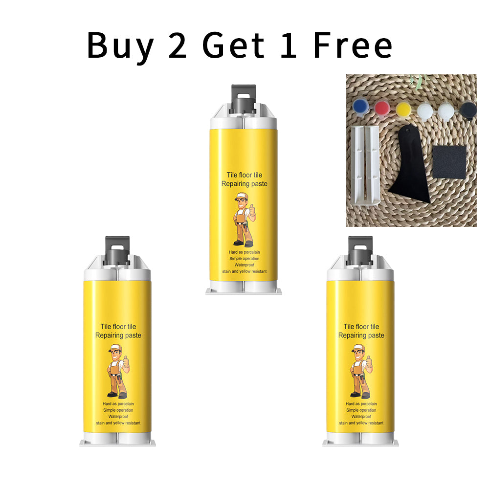 Tile repair paste（A tool kit and six colors of paint paste are included for free.）