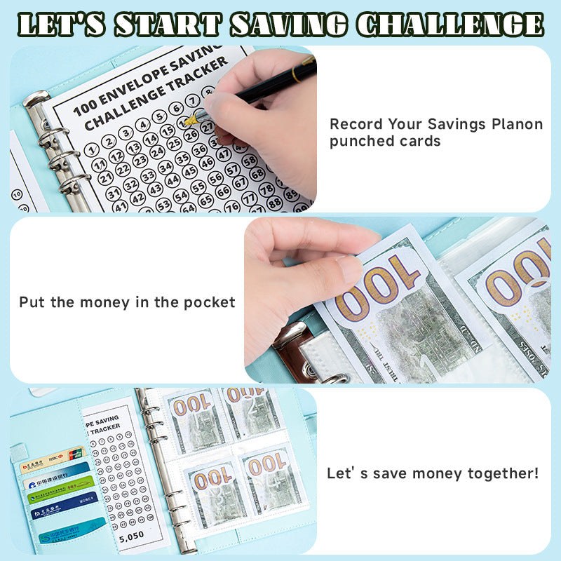 100 Envelope Savings Challenge -- Notebook