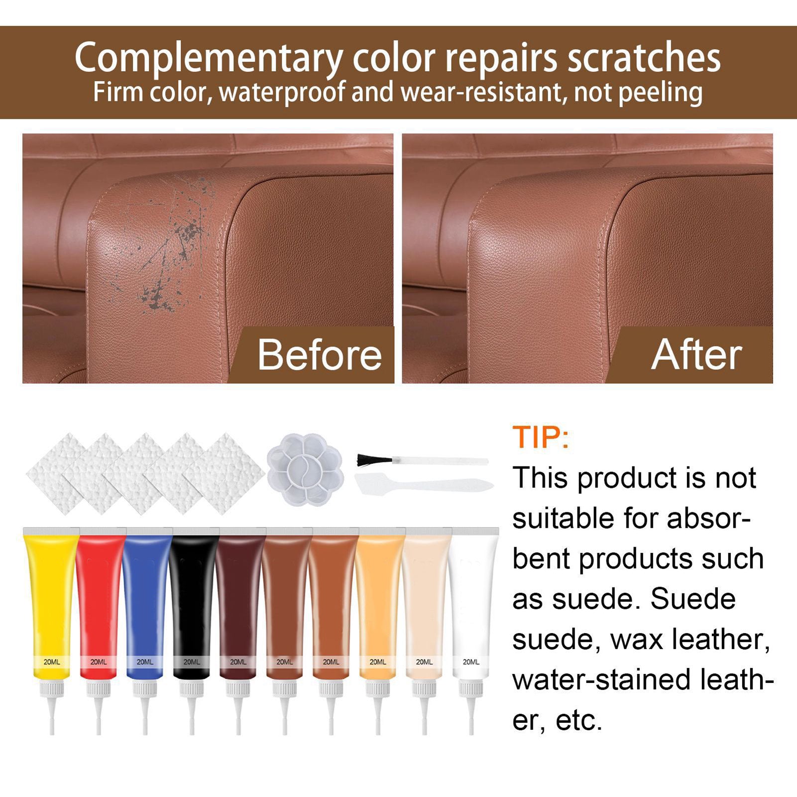 Leather Coat & Sofa Color Repair Cream