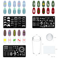 Nail Art Printing Tools + Silicone Stamps