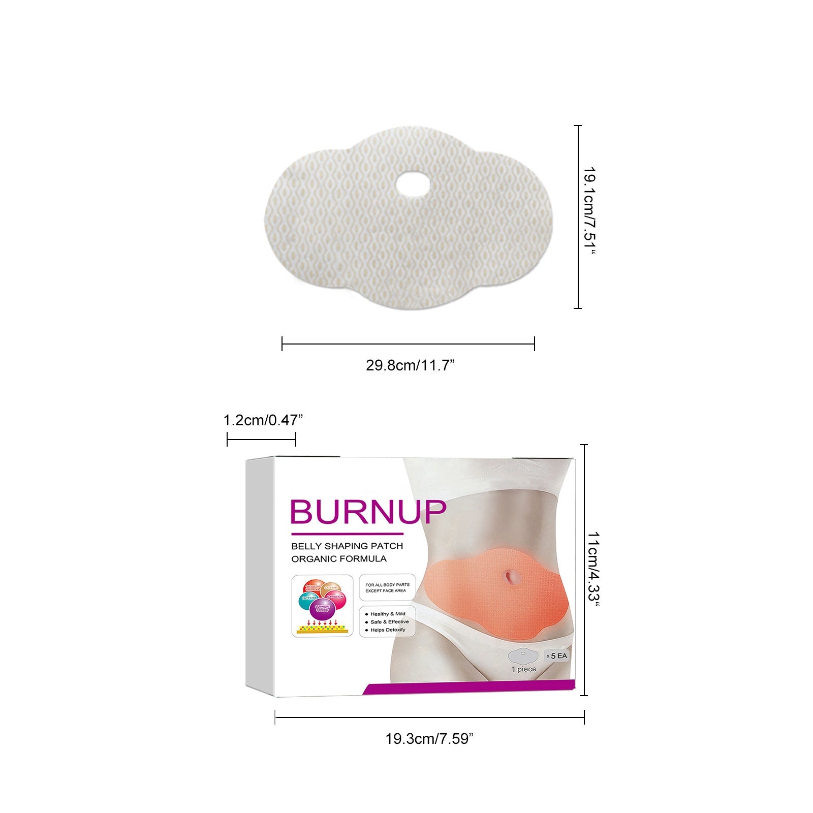Abdominal Lift Loose Skin Tightening Big Belly Shaping Belly Button Sticker Slim Fit Sticker