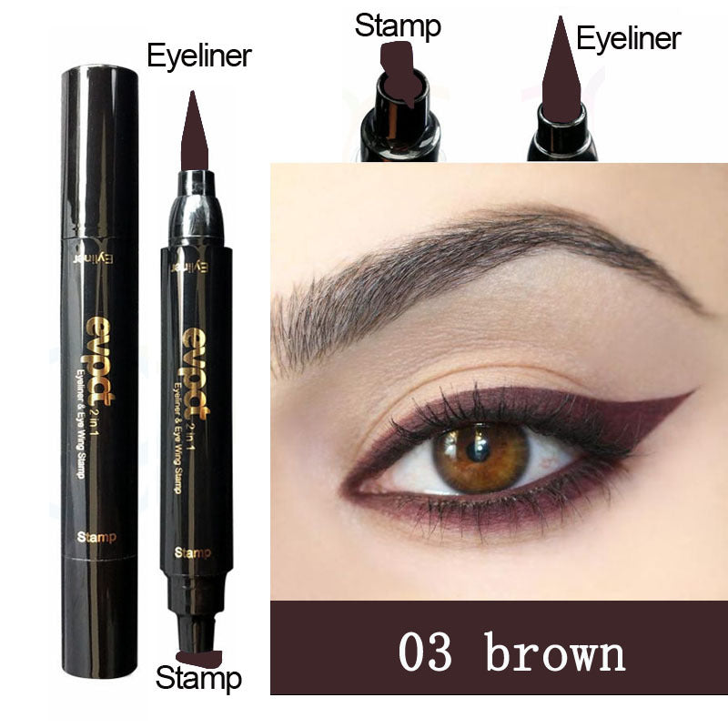 2-in-1 Eyeliner Stamp Pen
