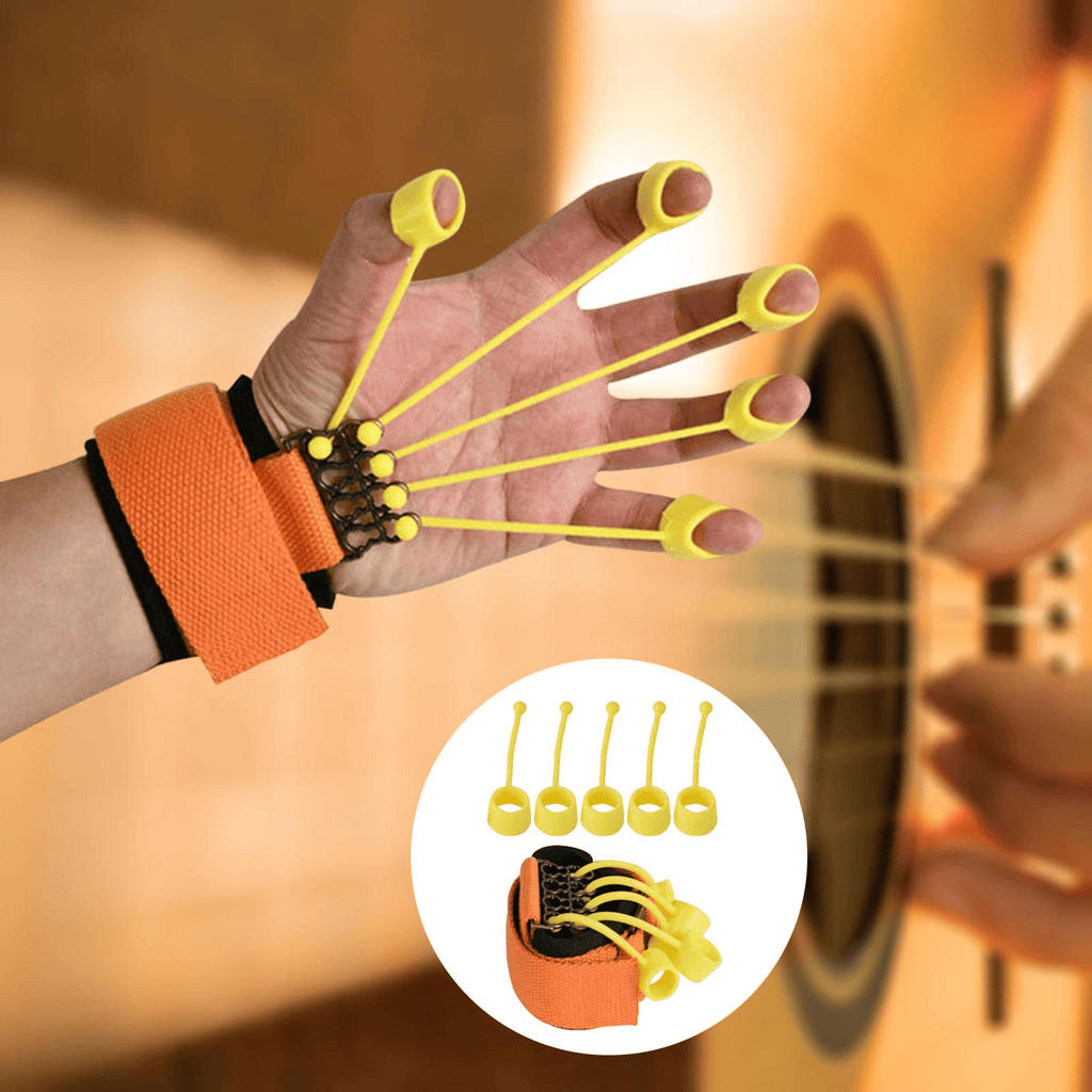 Finger flexion and extension trainer