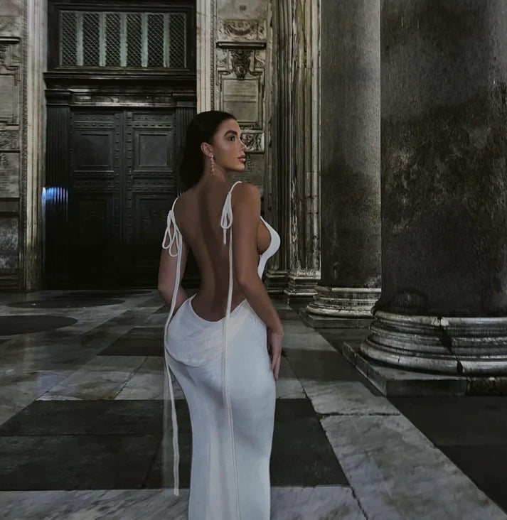 🔥Last Day 50% Off🔥 Backless Maxi Dress