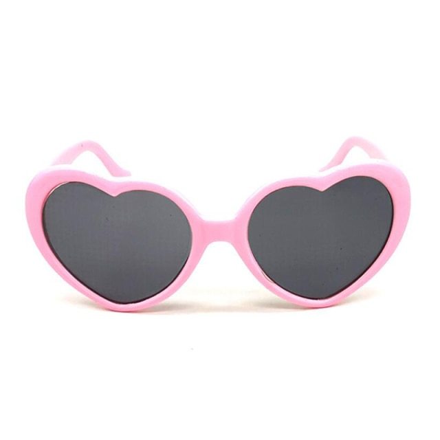 Retro heart-shaped glasses party eye protection sunglasses