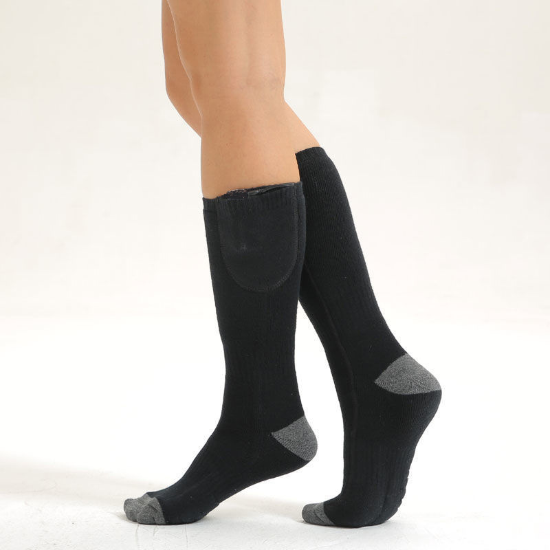Electric foot heating socks