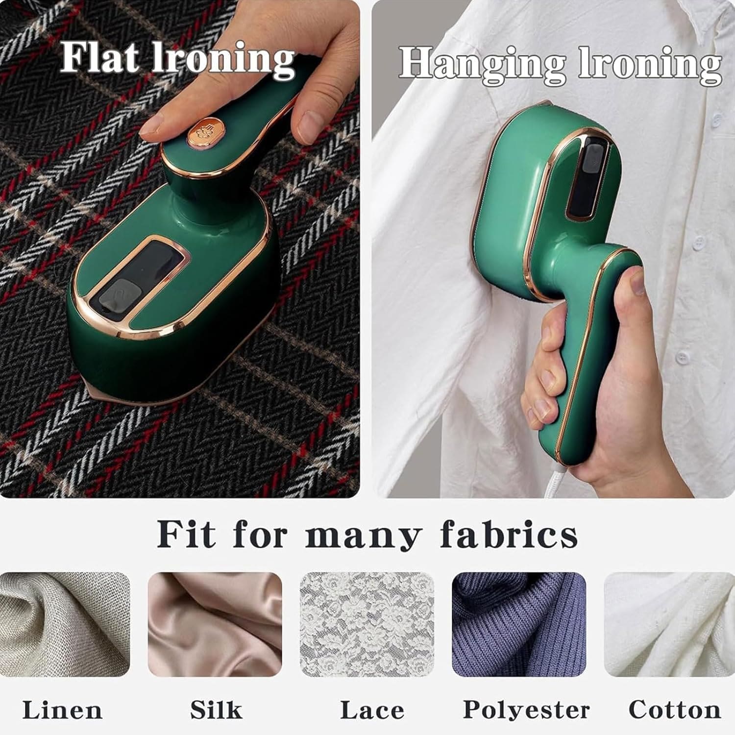 Foldable and portable mini iron