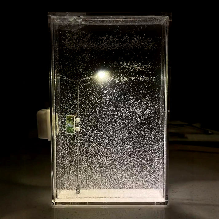 Snowy Night Runner Night Lights Handmade DIY