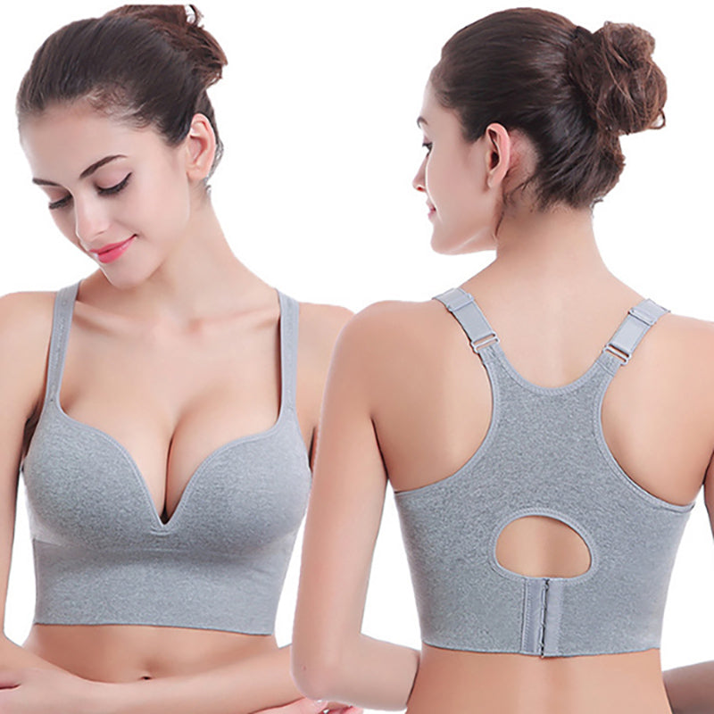 Breathable Wireless Gather Yoga Sports Bra