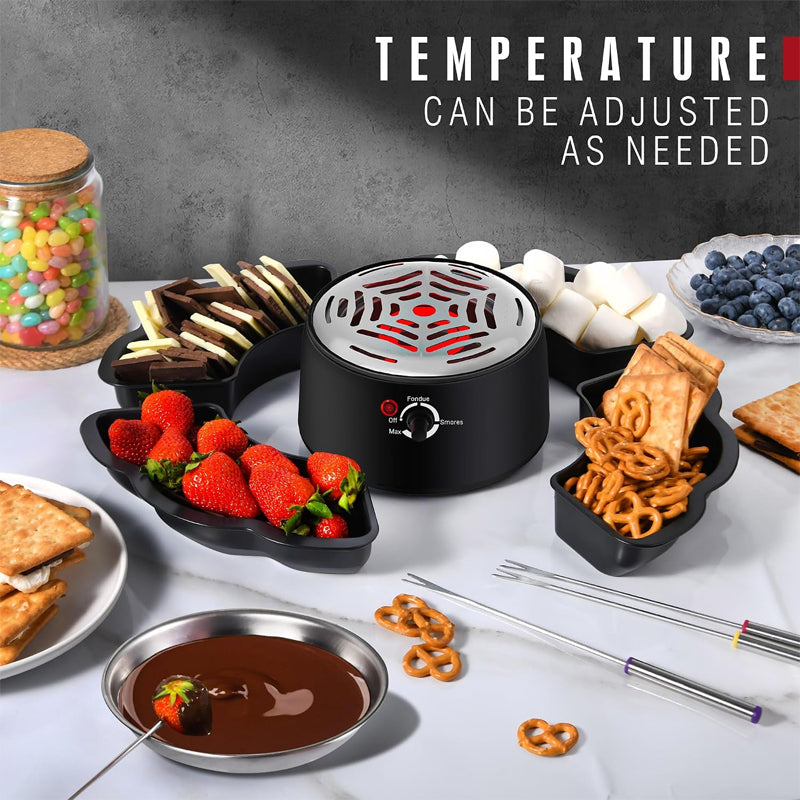 2 in 1 Electric S'mores & Chocolate Fondue Maker