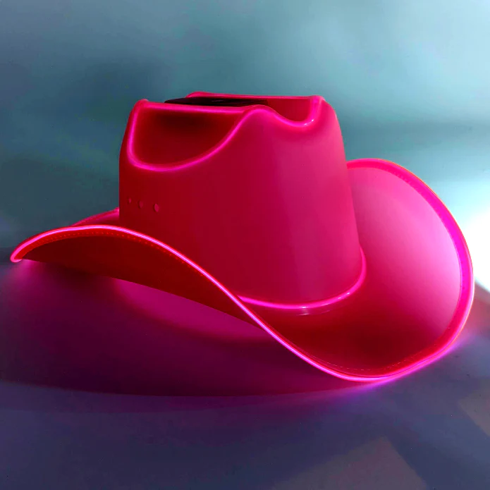 Neon cowboy hat
