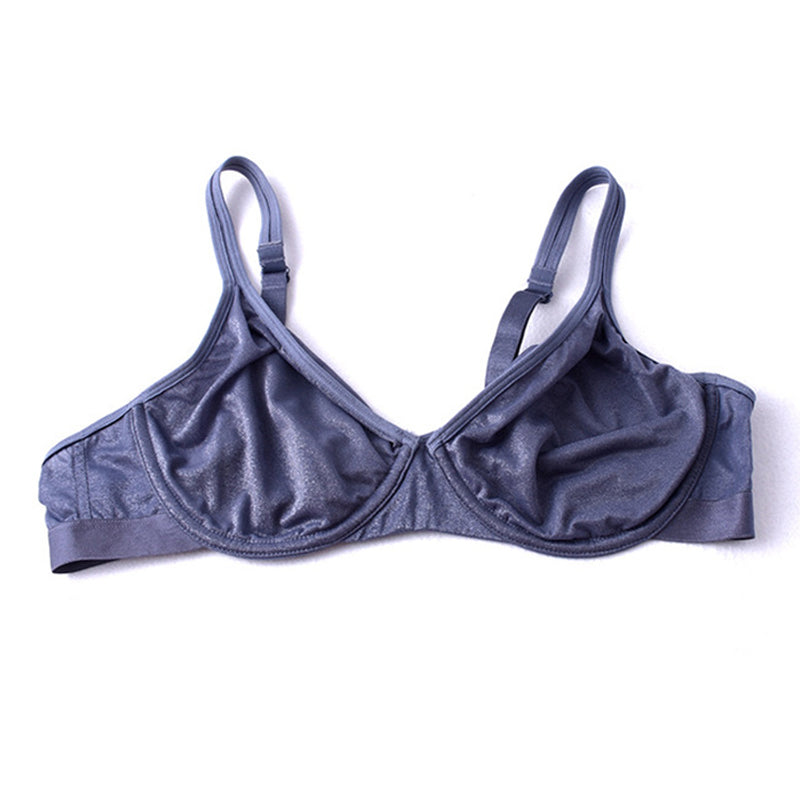 Solid Ultra Thin Plus Size Bra