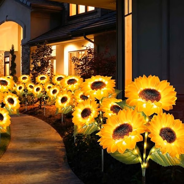 Solar LED Sunflower Garden Light