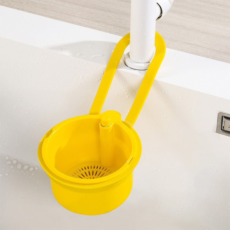 Hanging sink drain basket