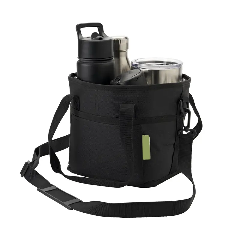 Family Size 4 Compartment Drink Bag, Multiple Tumbler Carrier Caddy
