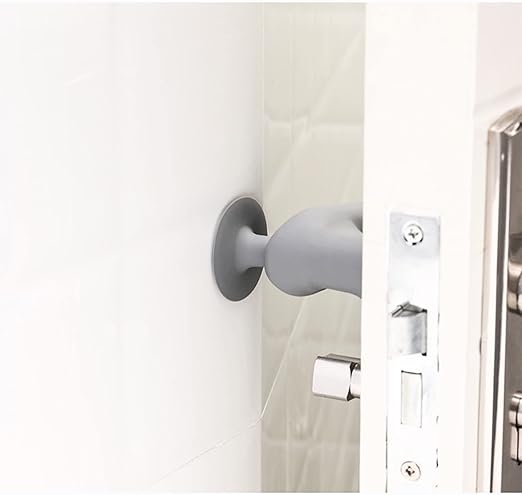 Anti-bump thickened silicone simple door handle