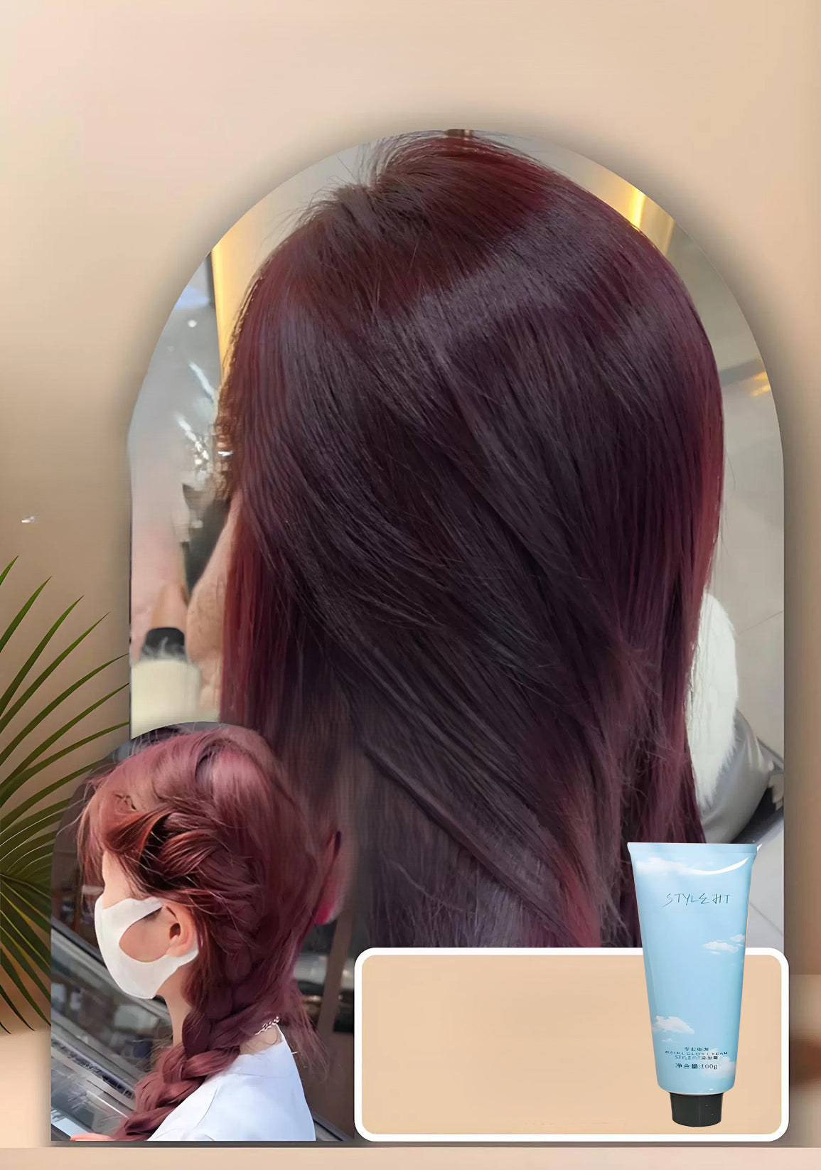 Hair dye for men and women