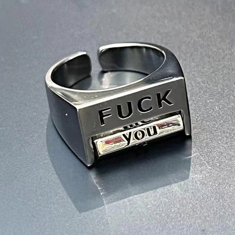 Spoof Ring Rotatable Interactive Ring