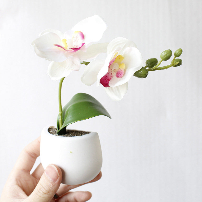 Artificial flower plant refrigerator magnet