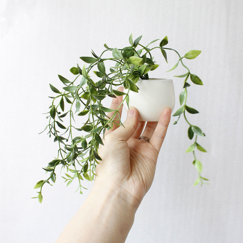 Artificial flower plant refrigerator magnet