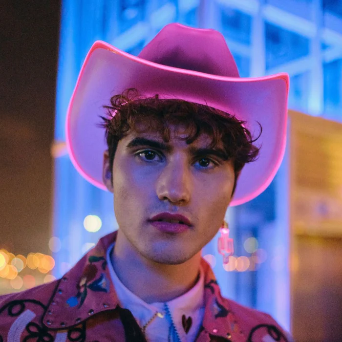 Neon cowboy hat