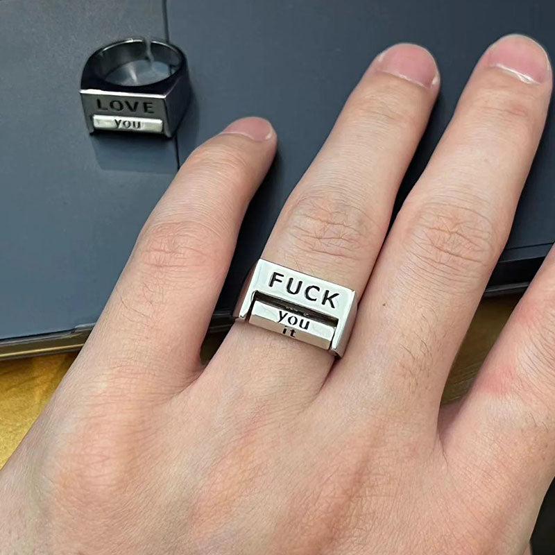 Spoof Ring Rotatable Interactive Ring